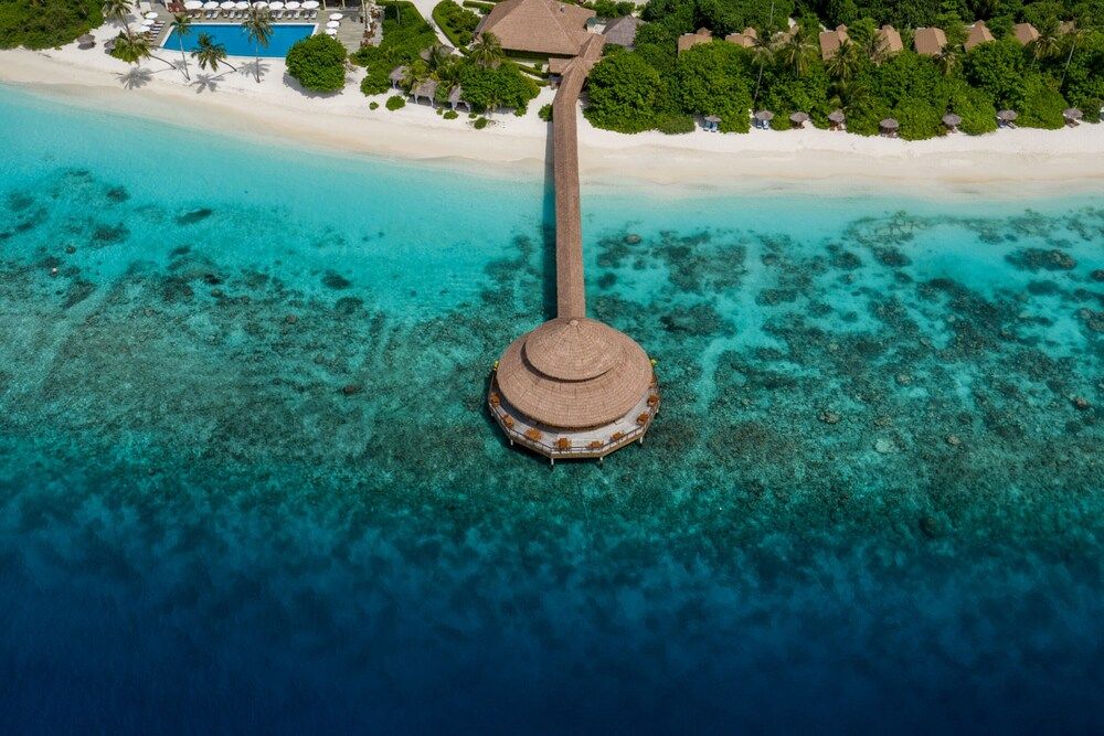 Reethi Faru, Bio Luxury Resort 4 estrellas en Isla de Filaidhoo