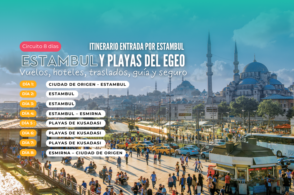 Circuito Estambul + Playas del Egeo 4 estrelas em Istambul