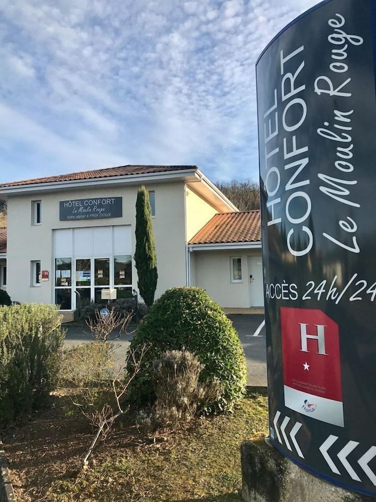 Hôtel Confort Le Moulin Rouge 3 estrellas en Terrasson-Lavilledieu