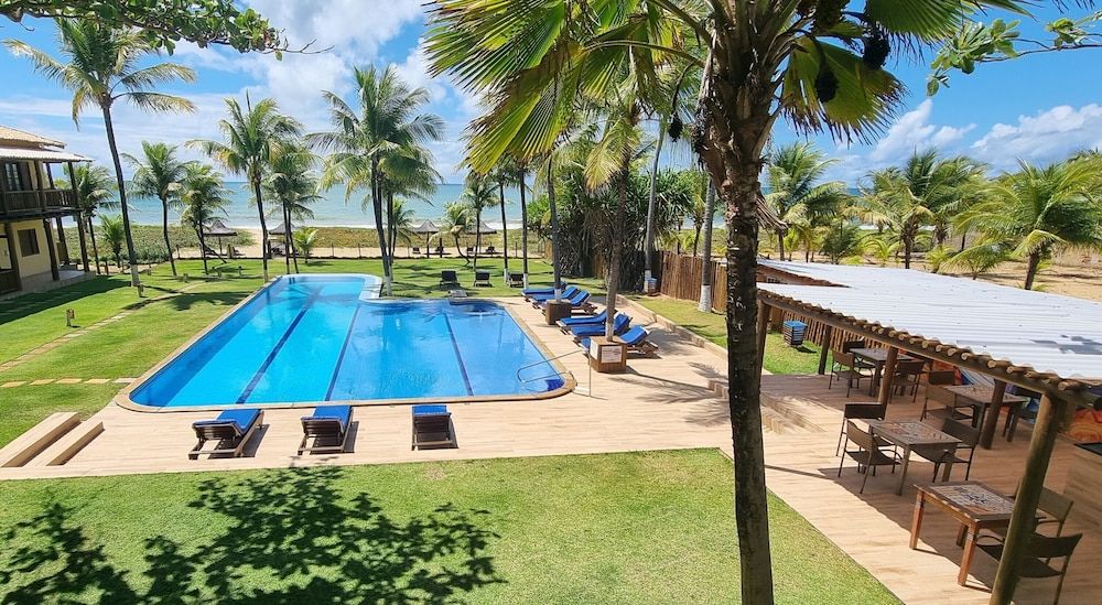 Pousada Praia das Ondas - Pe  na areia