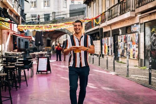 The House on the Pink Street in Lisbon 1