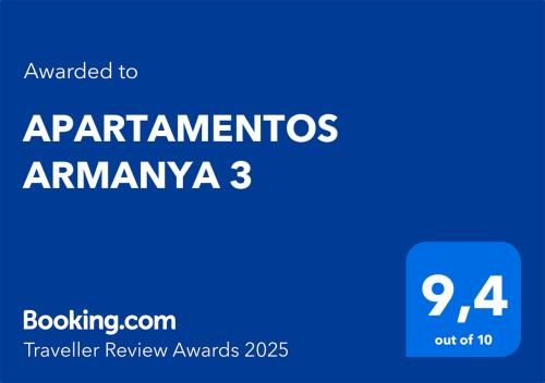 APARTAMENTOS ARMANYA 3 2