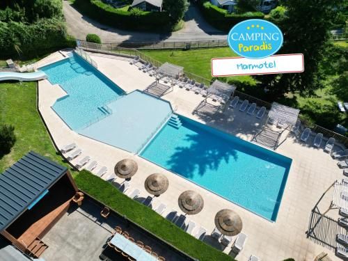Camping Paradis Marmotel 4 estrelas em Saint-Geniez-dʼOlt