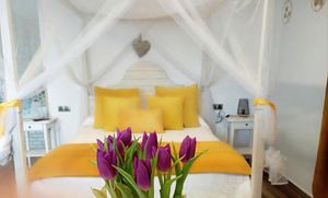 Habitación ideada para parejas con Jacuzzi, desayuno romántico y opción de cenas en su restaurante