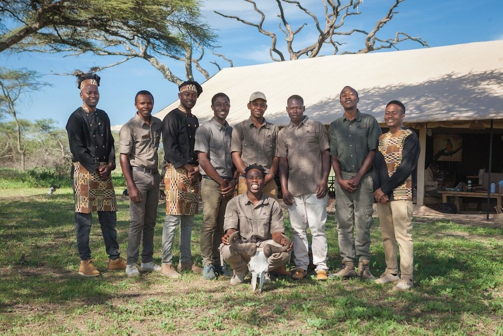 Gnu Ndutu Camp 2