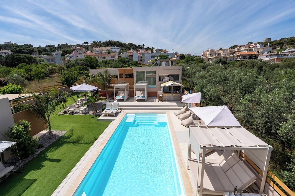 Modular Bungalows With Heated Pool Artemis Greece -1 estrellas en Artemida