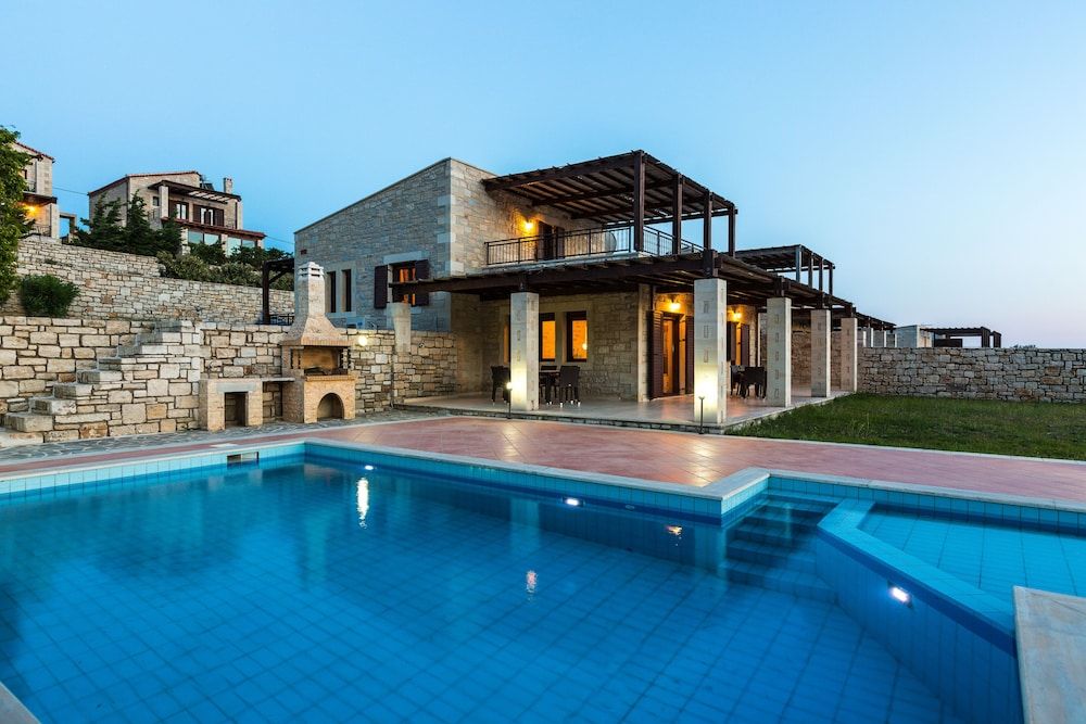 Villa Poseidon Lefkogis -1 estrellas en Lefkogeia