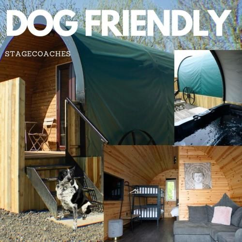 Dog Friendly Stagecoach Glamping Pod with Hot Tub 4 étoiles à Kingsley