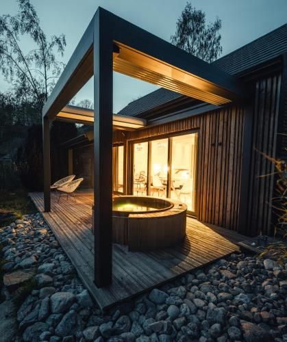Ecrin d'Auvergne Lodge et SPA privatif 3 estrellas en Champs Sur Tarentaine