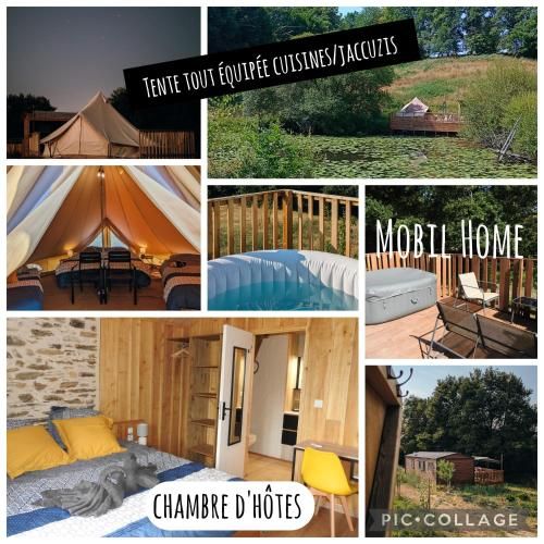Les secrets de la nature chambre d'hôtes, tentes luxe et nature -1 estrellas en Savignac-Lédrier