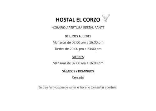 Hostal El Corzo -1 estrellas en Villafranca